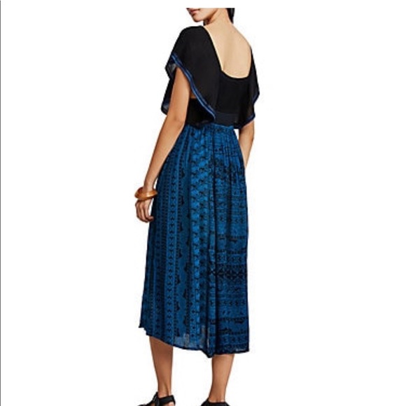 NWT Free People Maxi Boho square neck dress - Picture 2 of 8